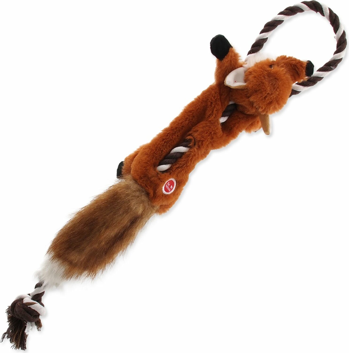 Hračka Dog Fantasy Skinneeez liška s provazem 57,5cm