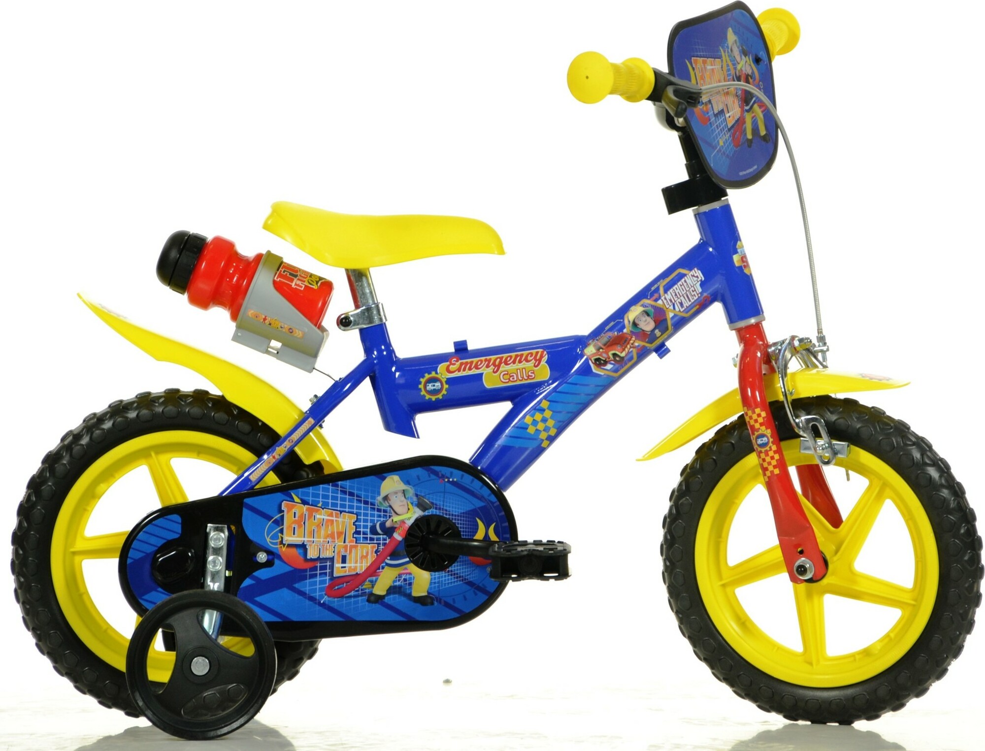 DINO Bikes - Detský bicykel 12" 123GL-SIP Požiarnik Sam