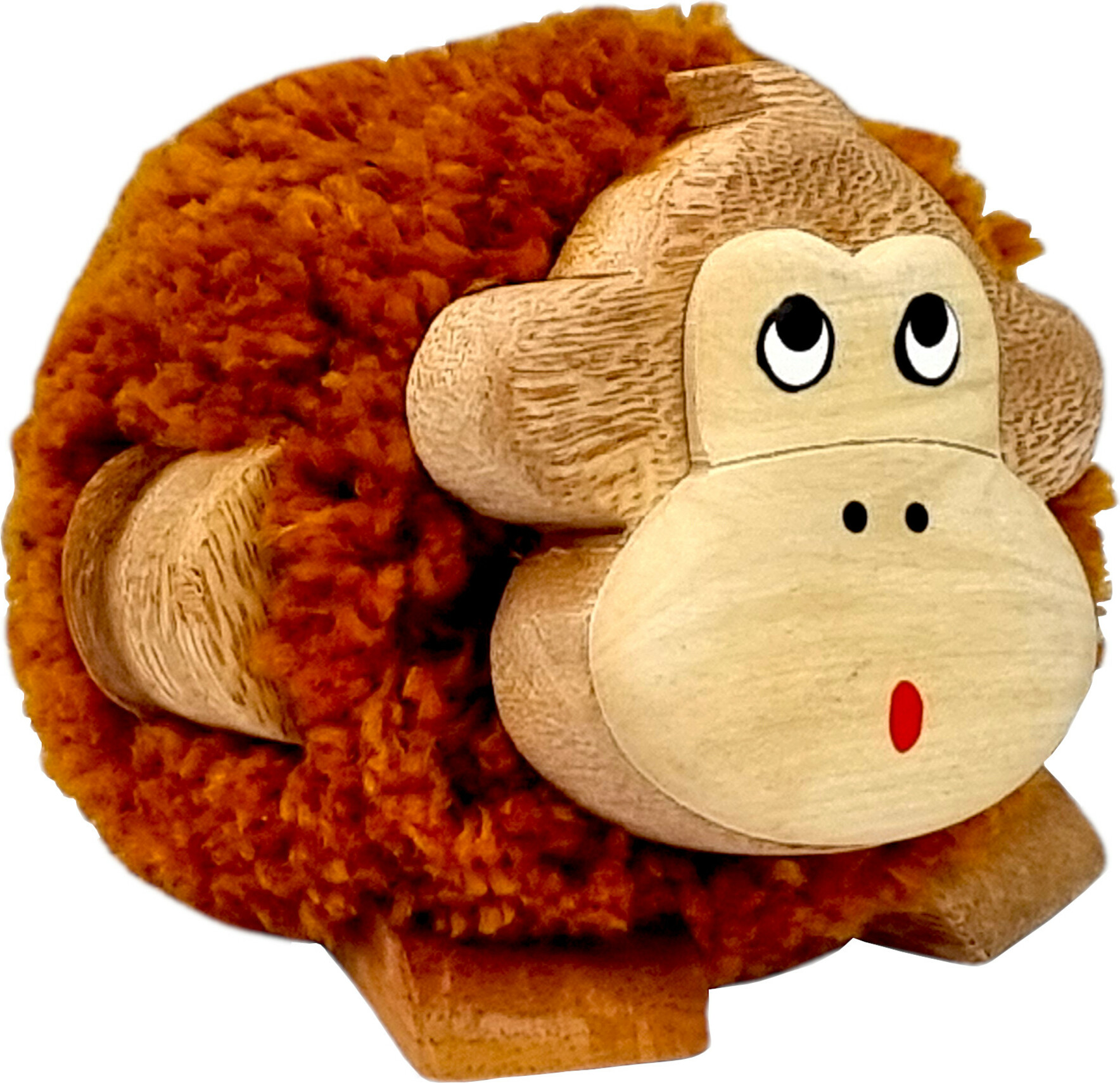2Kids Toys Dřevěná figurka XL pompon Opice