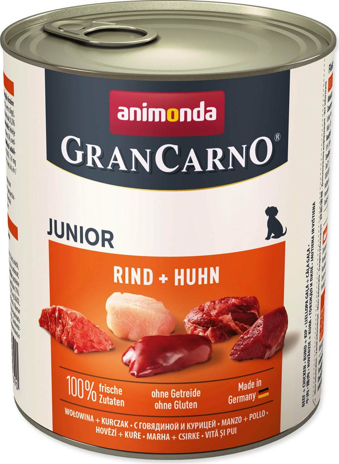 Konzerva Animonda Gran Carno Junior hovězí a kuře 800g