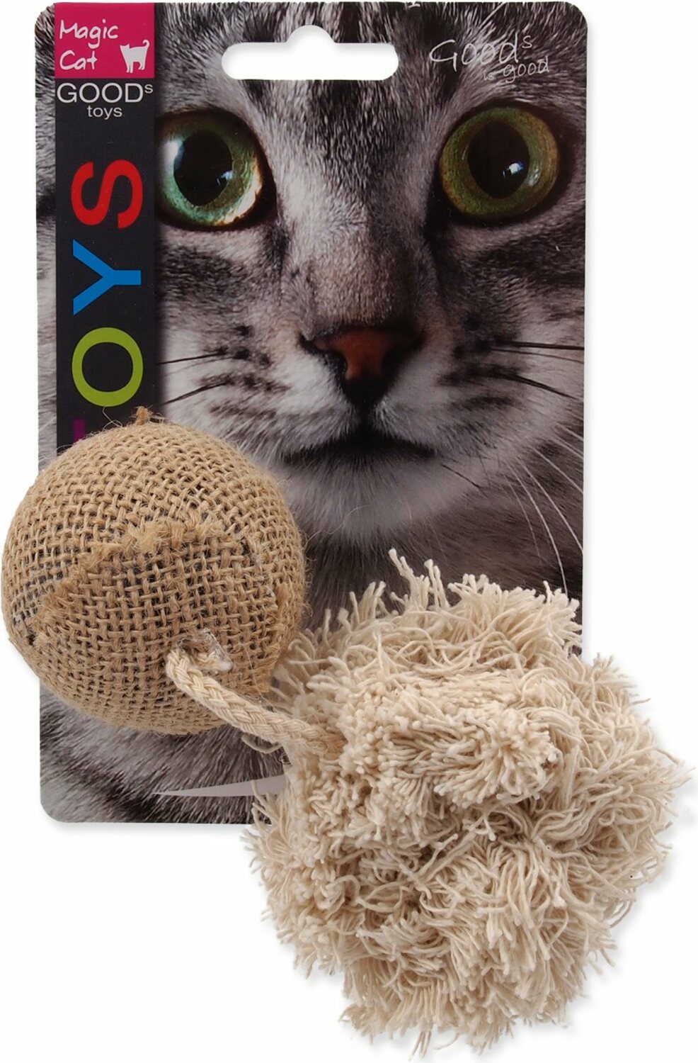 Hračka Magic Cat s catnipem mix 10cm