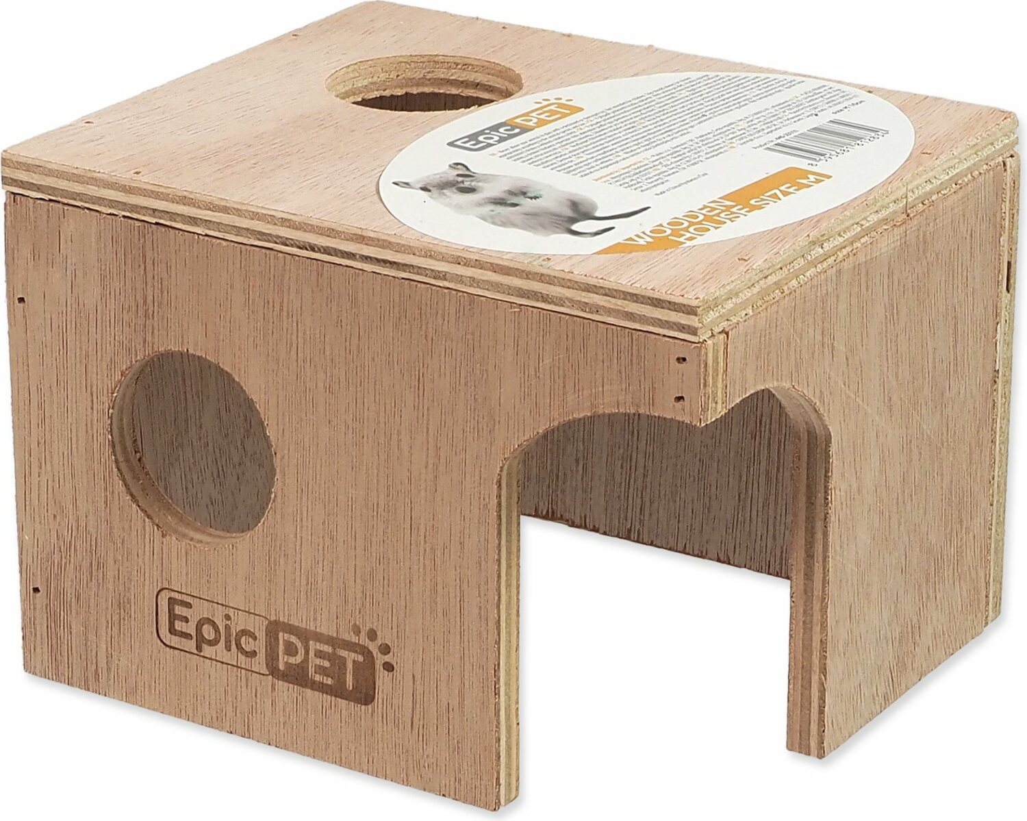 Domeček Epic Pet dřevěný M 16cm