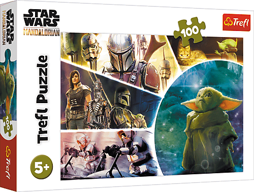 Trefl Puzzle 100 dílků - Baby Yoda / Lucasfilm Star Wars The Mandalorian