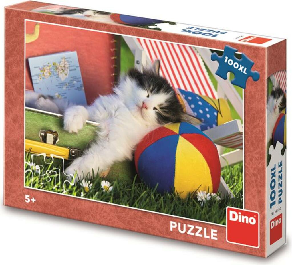 Dino Kotě odpočívá 100 XL Puzzle