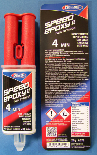 Speed Epoxy II 4 min v injekčních stříkačkách 28g