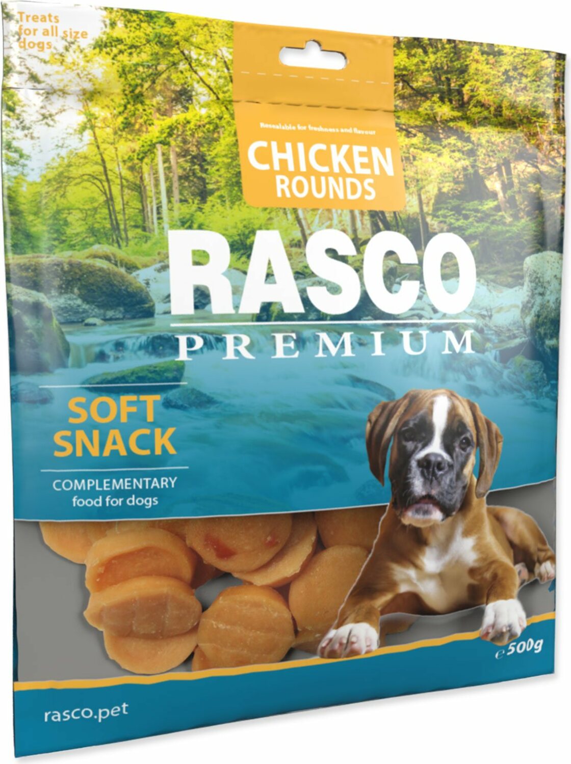 Pochoutka Rasco Premium kuřecí kolečka 500g