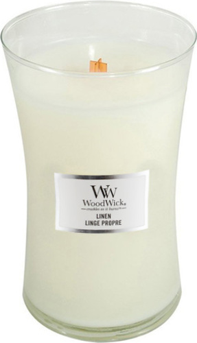 WoodWick, Čisté prádlo, Sviečka oválna váza 609.5 g