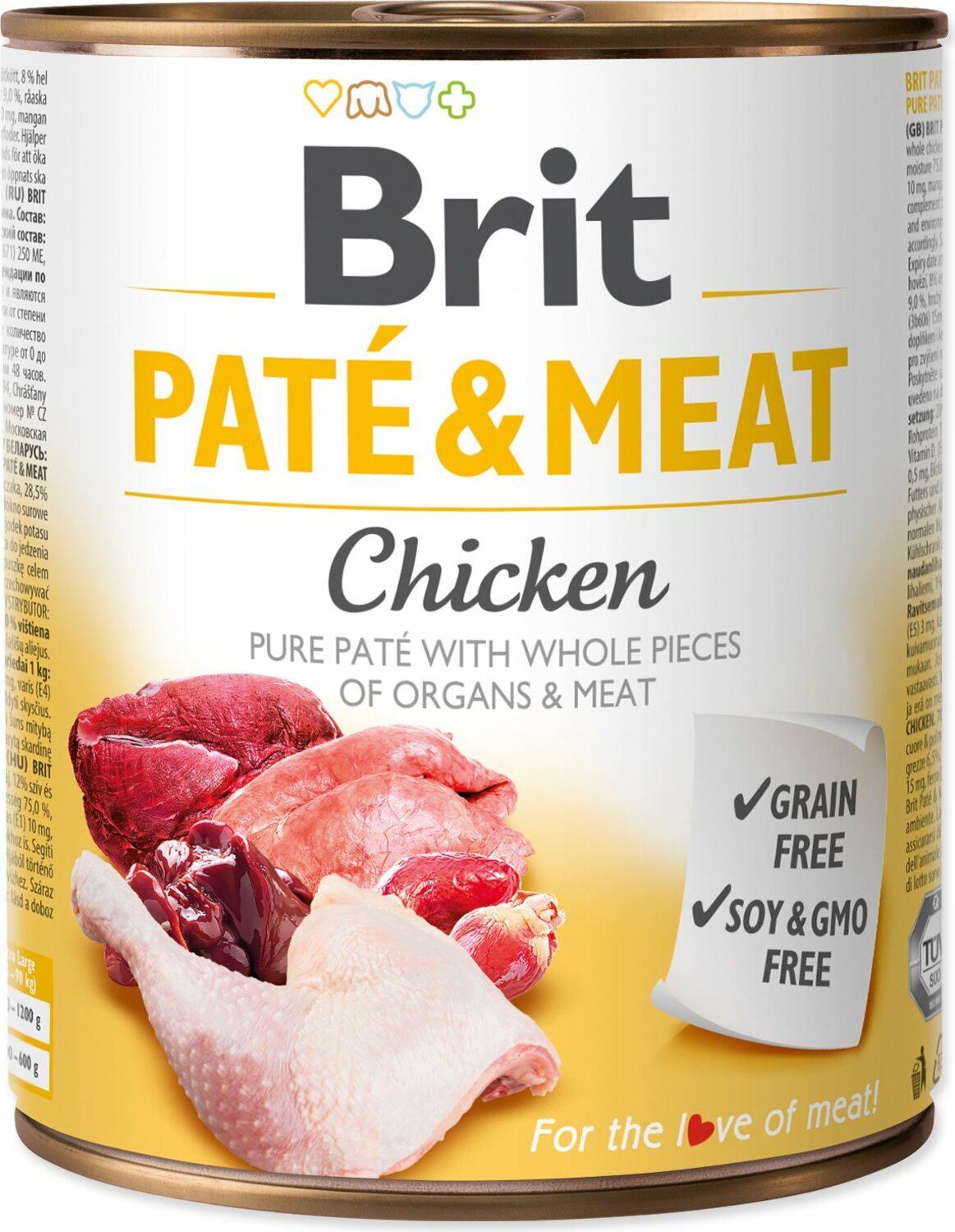 Konzerva Brit Paté & Meat kuře 800g