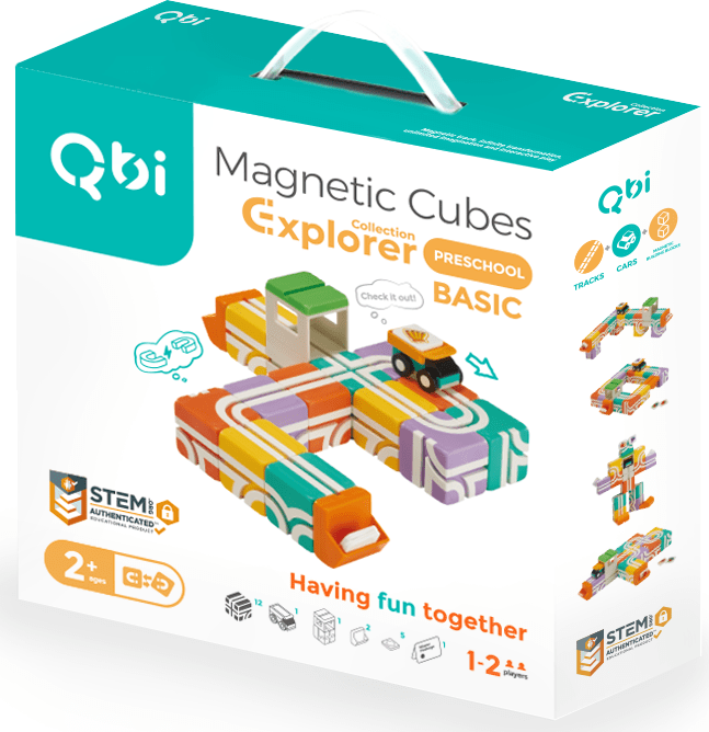 QBI Preschool Explorer Pack magnetická stavebnice 22