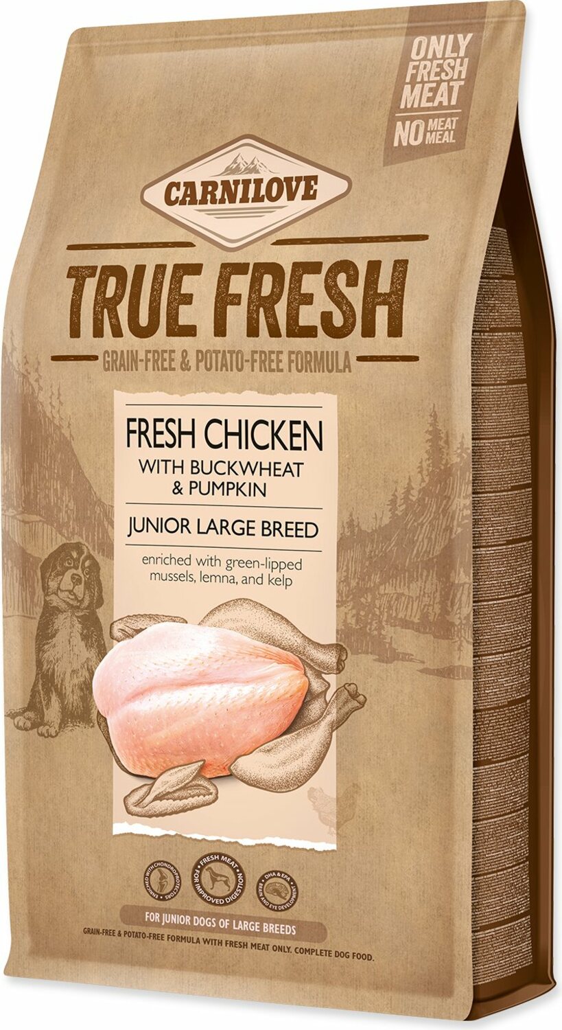 Krmivo Carnilove True Fresh Junior Large Breed Chicken 4kg