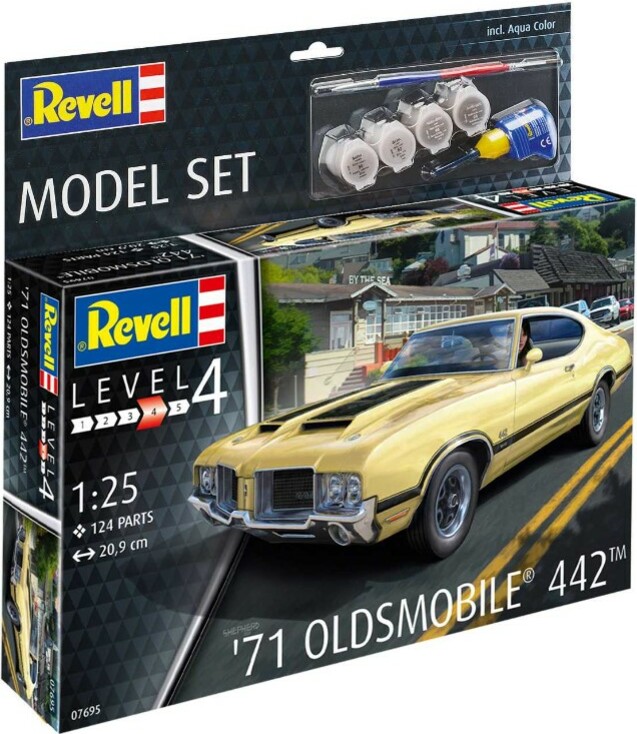 ModelSet auto 67695 - 71 Oldsmobile 442 Coupé (1:24)