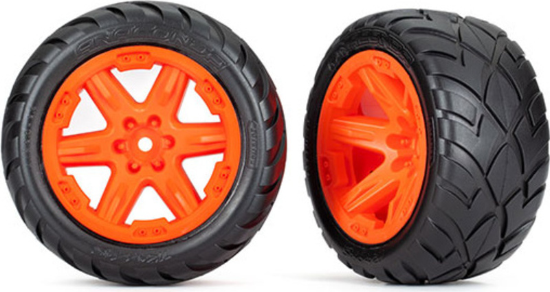 Traxxas kolo 2.8", disk RXT oranžový, pneu Anaconda (4WD přední/zadní, 2WD přední) (2)