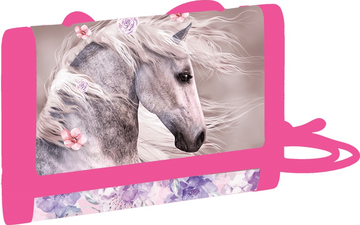 Dětská textilní peněženka kůň romantic
