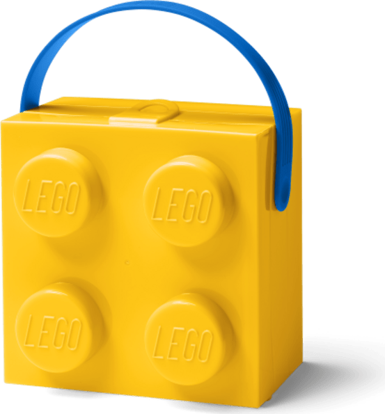 LEGO® box s rukojetí - žlutá