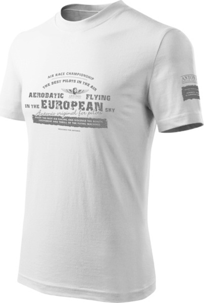 Antonio pánské tričko Aerobatica bílé S