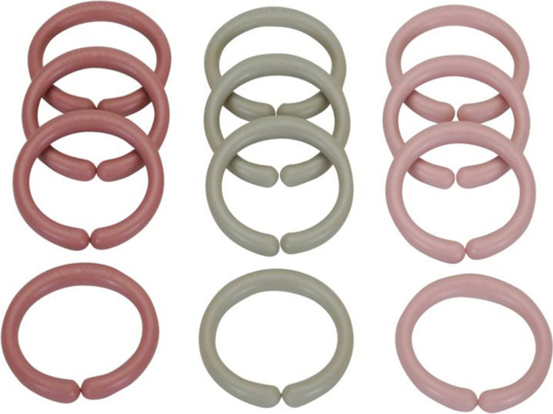 LITTLE DUTCH Spojovací kroužky řetěz Pink