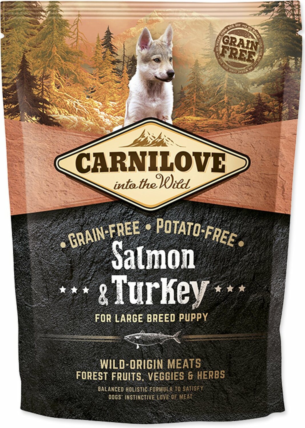 Krmivo Carnilove Puppy Large Breed Salmon & Turkey 1,5kg