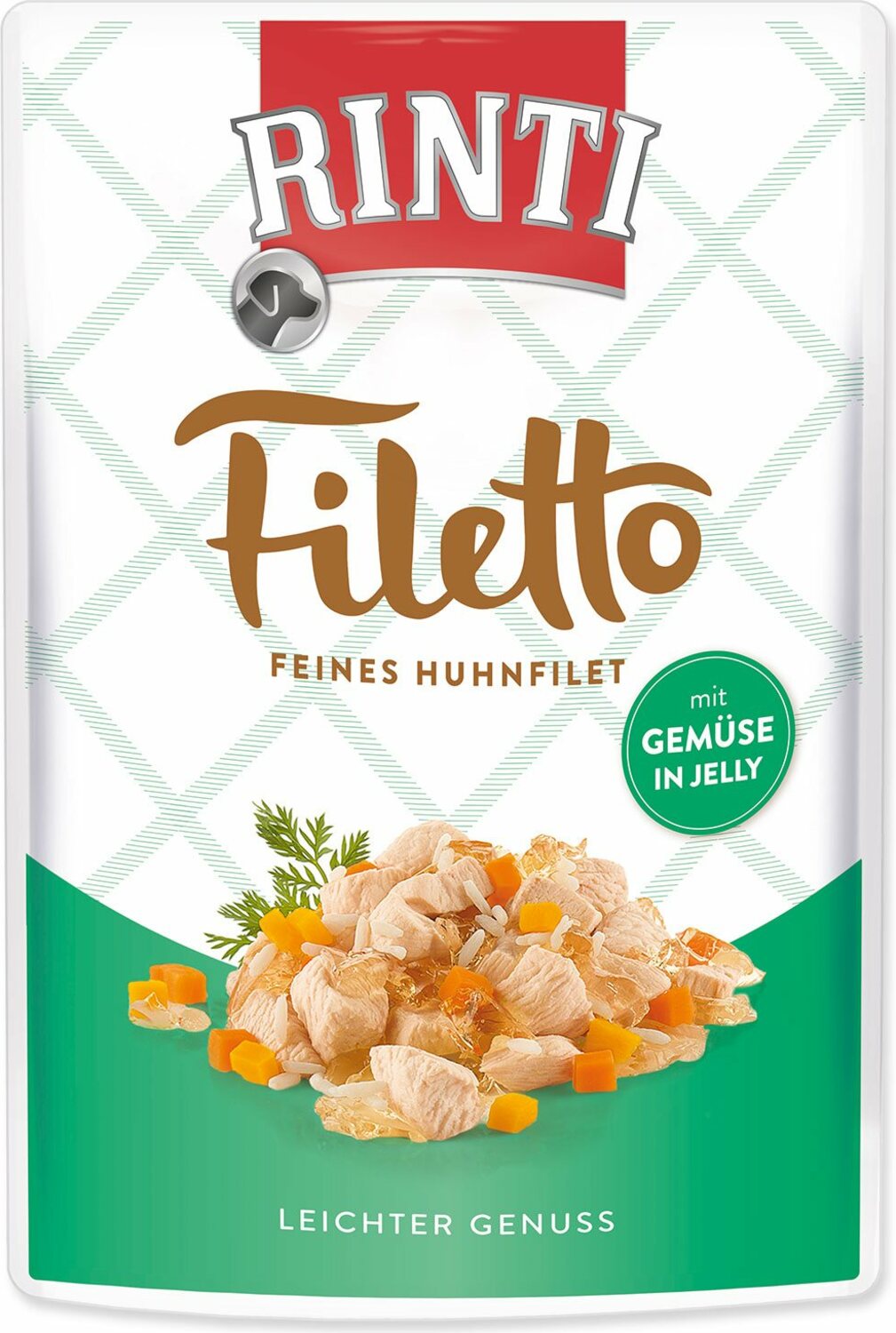 Kapsička Rinti Filetto Adult kuře a zelenina v želé 100g
