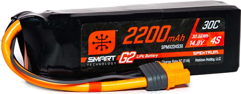 Spektrum Smart G2 LiPo 14.8V 2200mAh 30C IC3
