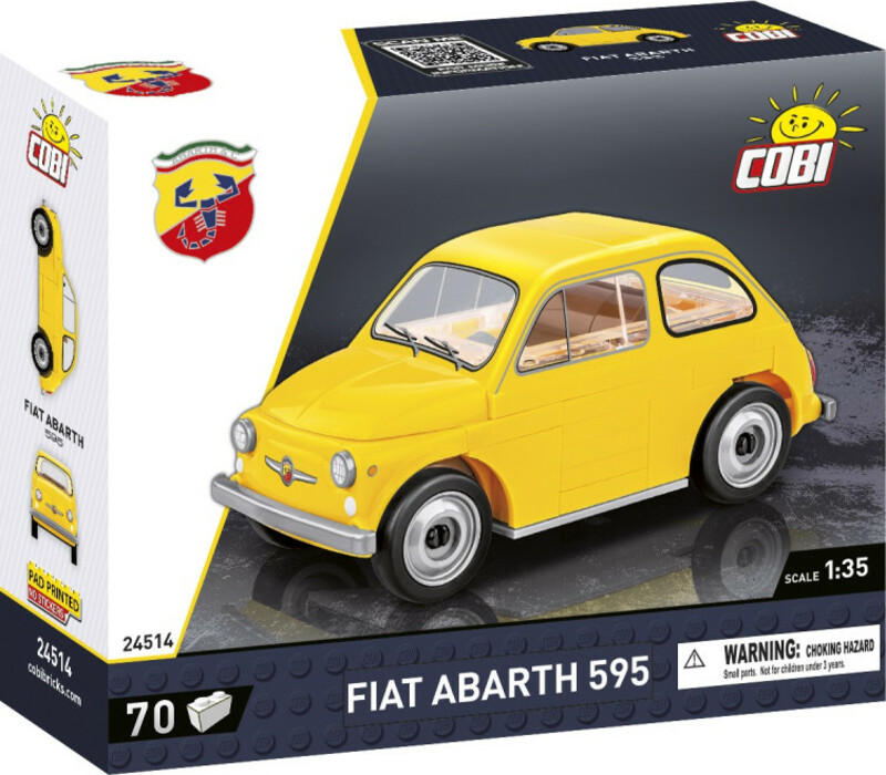 Cobi Fiat Abarth 595, 1:35, 70k