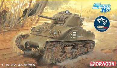 Model Kit tank 6740 - M4 Sherman "Composite Hull" PTO w / Magic Track (Smart Kit) (1:35)