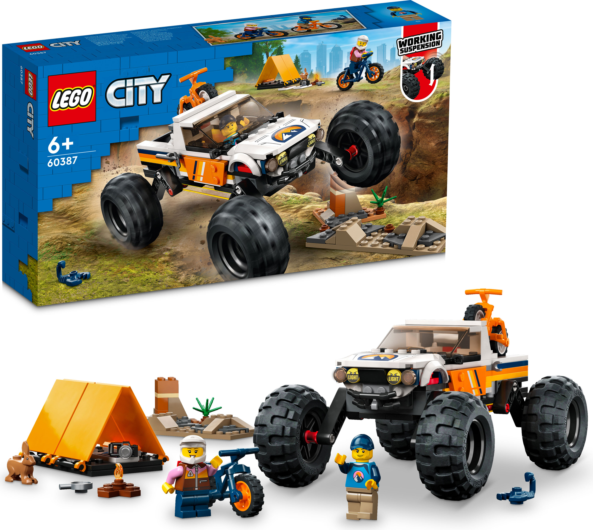 LEGO® City 60387 Dobrodružství s teréňákem 4x4