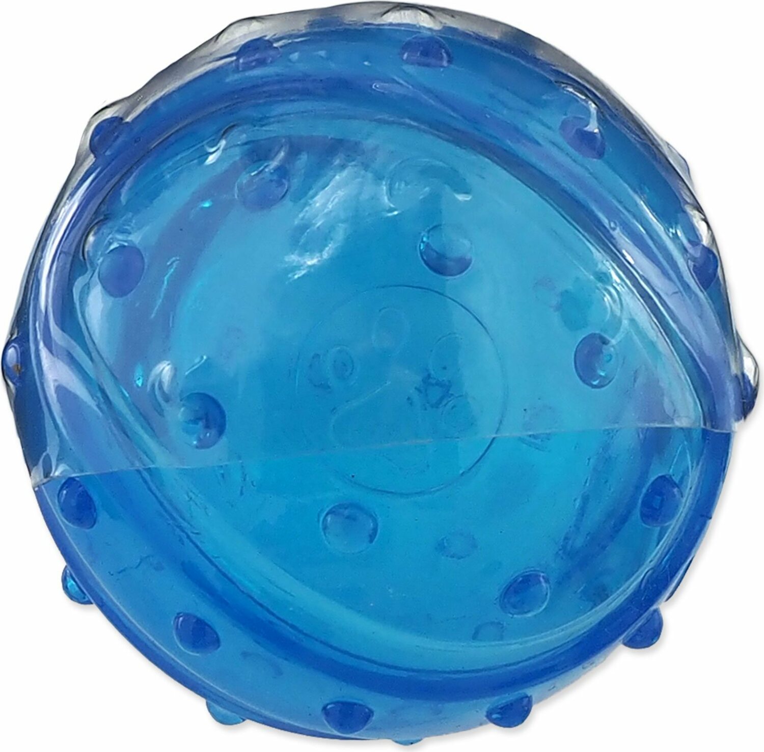 Hračka Dog Fantasy STRONG míč s vůní slaniny modrá 8cm