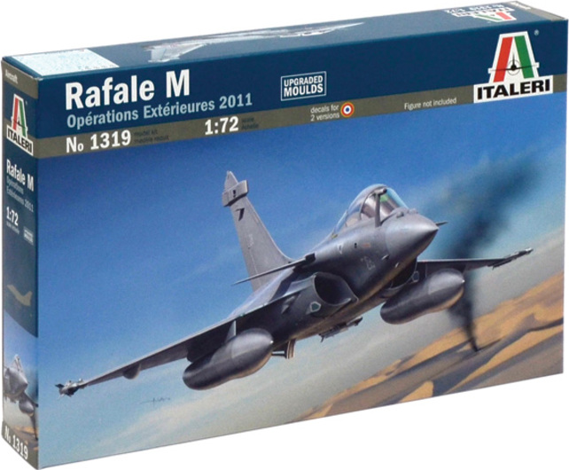 Model Kit letadlo 1319 - RAFALE M OPERATIONS extérieures 2011 (1:72)