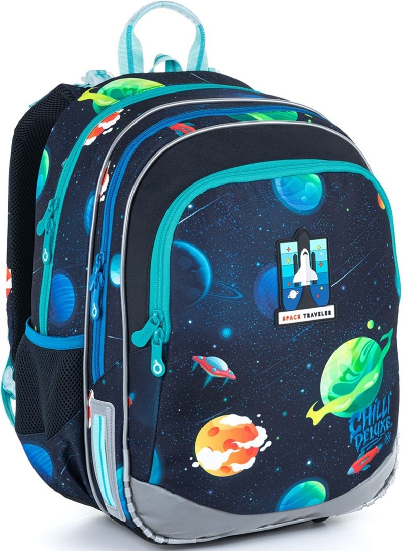 Školní batoh s raketou a vesmírem Topgal ELLY 21015 B