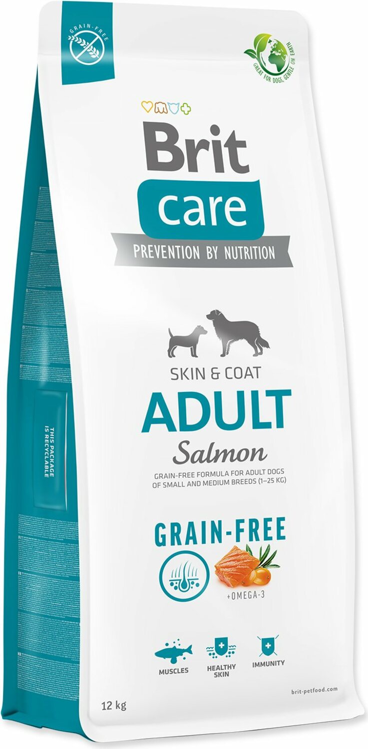 Krmivo Brit Care Dog Grain-free Adult Salmon 12kg