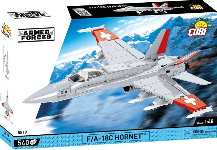 Cobi Armed Forces F/A-18C Hornet Swiss Air Force, 1:48, 540 k
