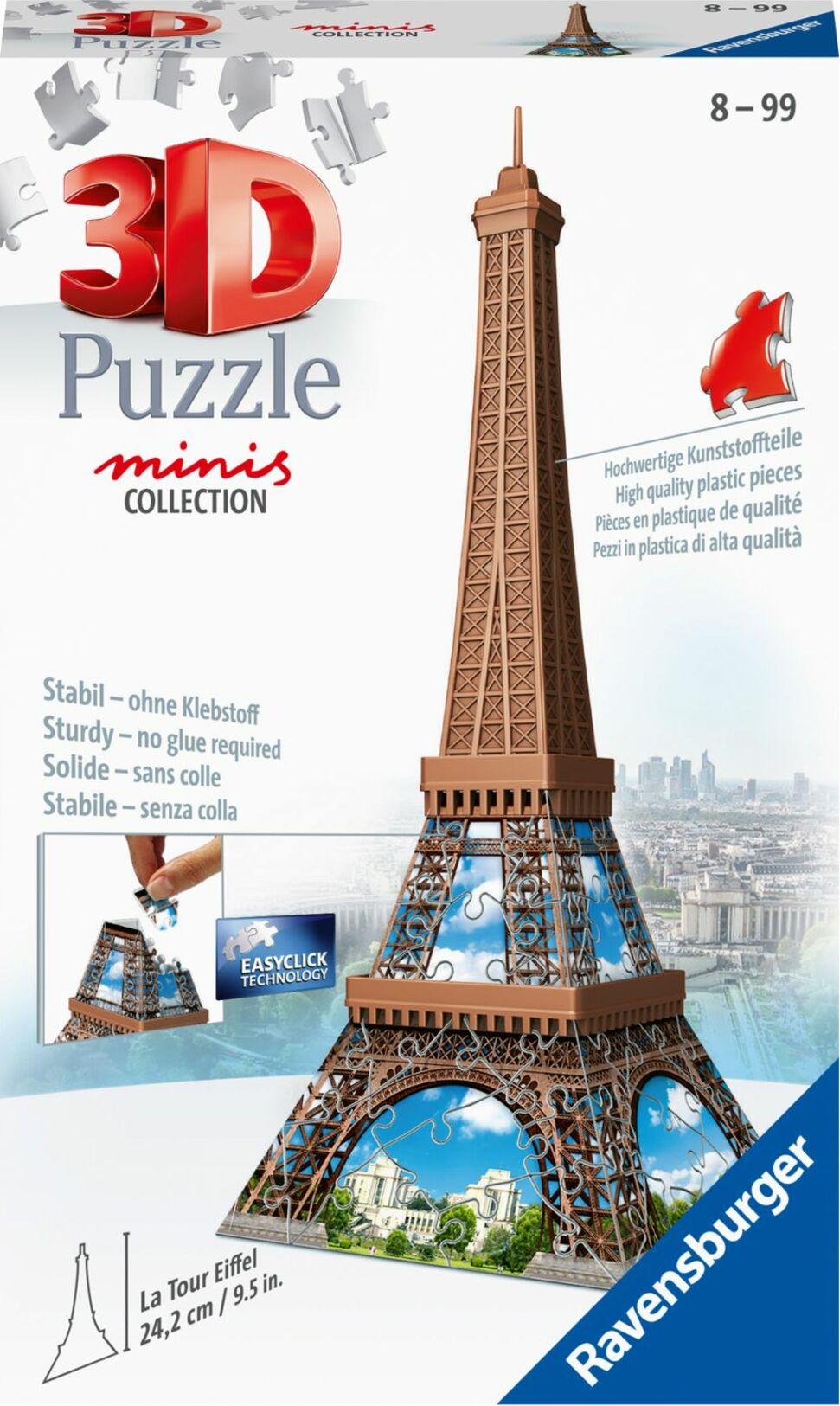 Ravensburger Mini budova - Eiffelova věž 54 dílků