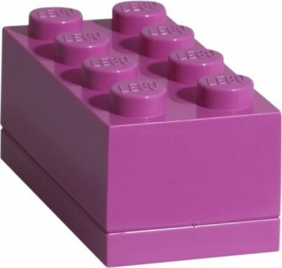 LEGO® mini box 8 - růžová 46 x 92 x 43 mm
