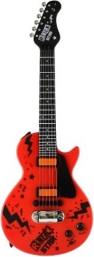 Kytara elektrická ROCK STAR plast 58cm na baterie se zvukem a světlem
