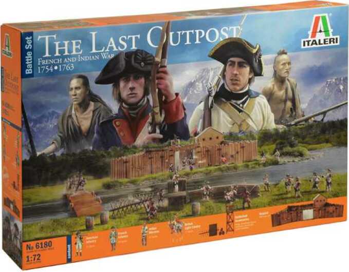 Wargames Diorama 6180 - THE LAST OUTPOST 1754-1763 FRENCH AND INDIAN WAR (1:72)