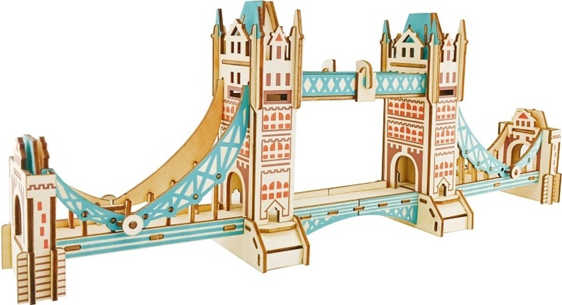 Woodcraft Dřevěné 3D puzzle Tower Bridge
