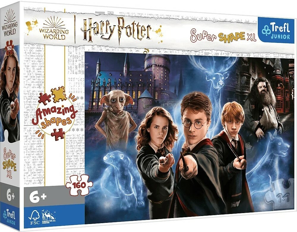 Puzzle 160 XL Super Shape - Kouzelný svět Harryho Pottera / Warner Harry Potter and the Hal