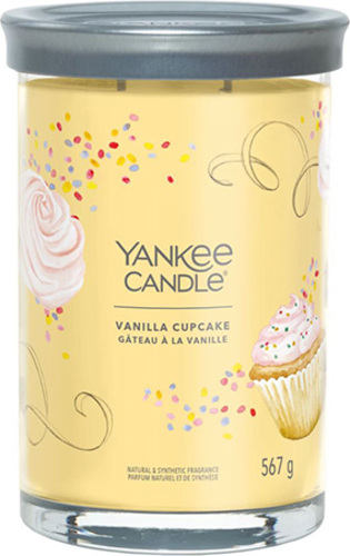 Yankee Candle, Vanilkový košíček, svíčka ve skleněném válci 567 g