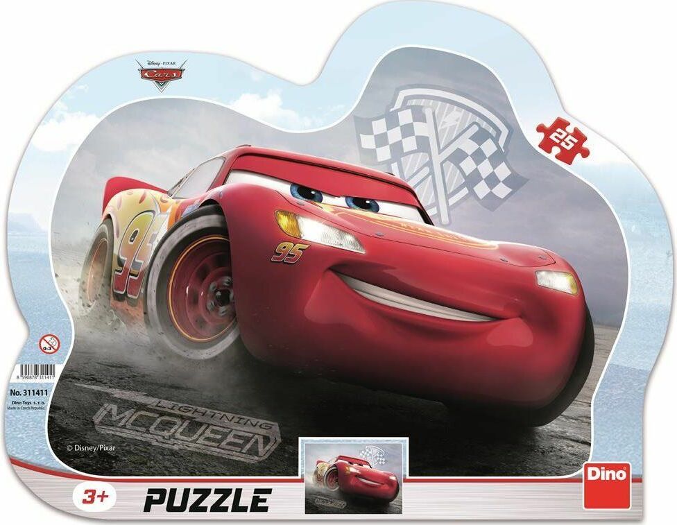 Dino CARS 3: BLESK MCQUEEN 25 Puzzle