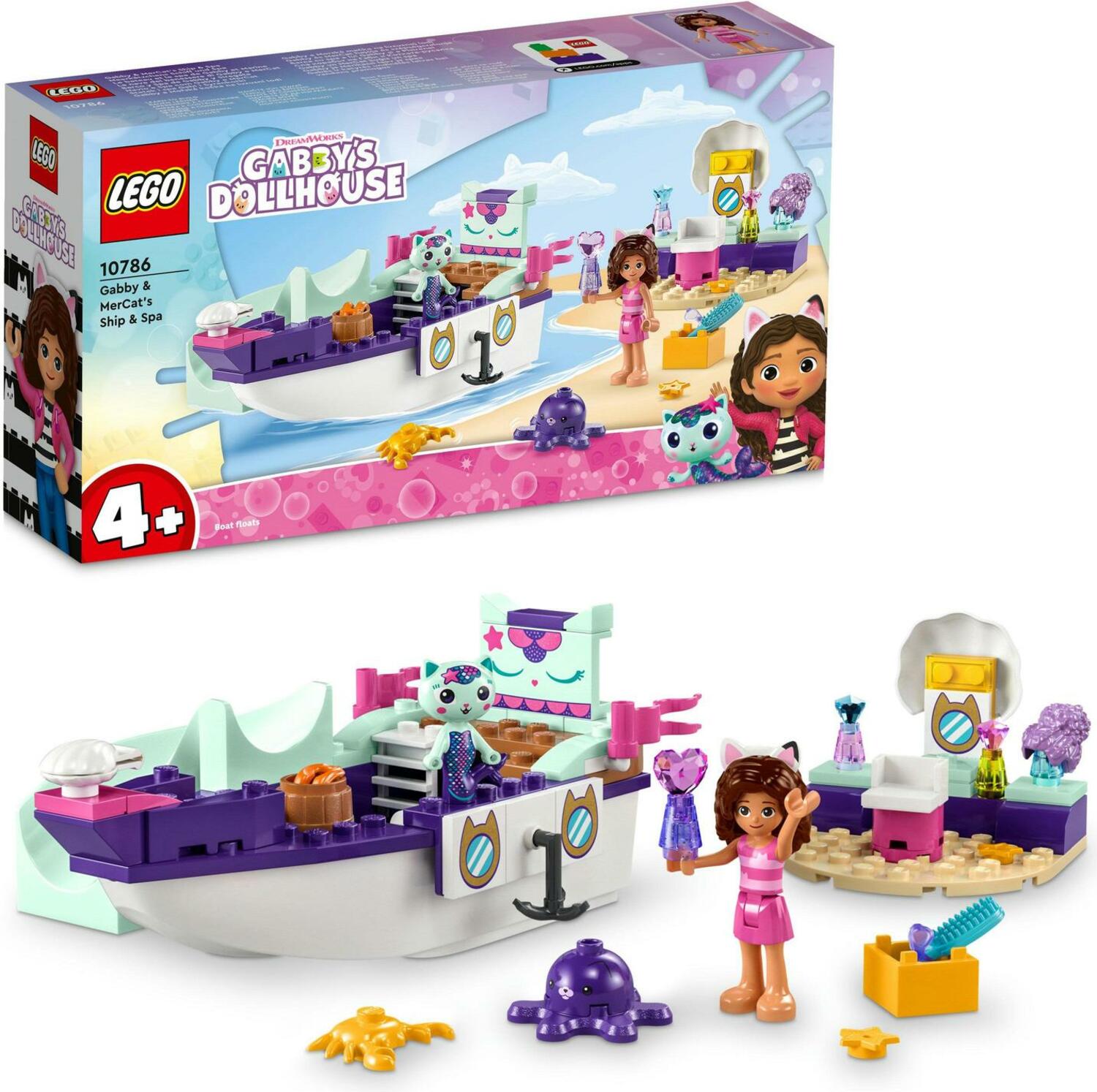 LEGO® Gabinin kouzelný domeček 10786 Gabi a Rybomačka na luxusní lodi