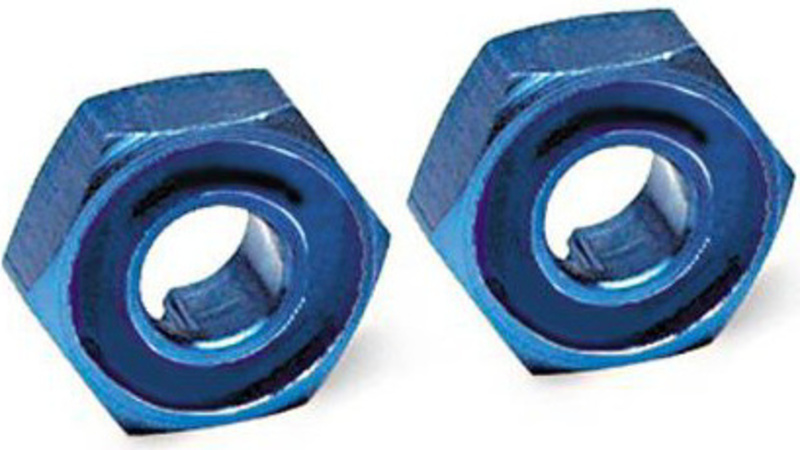 Traxxas náboj kola hliníkový modrý (2)