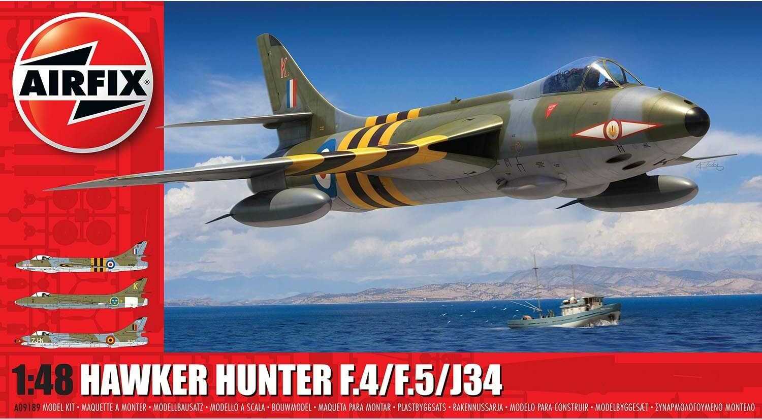Classic Kit letadlo A09189 - Hawker Hunter F.4 / F.5 / J.34 (1:48)