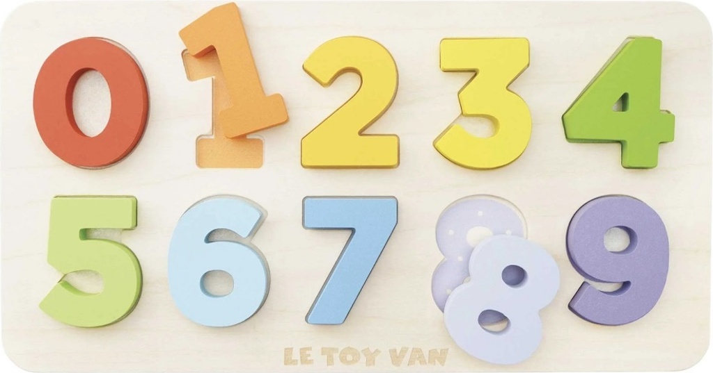Le Toy Van Petilou Vkládací puzzle s čísly