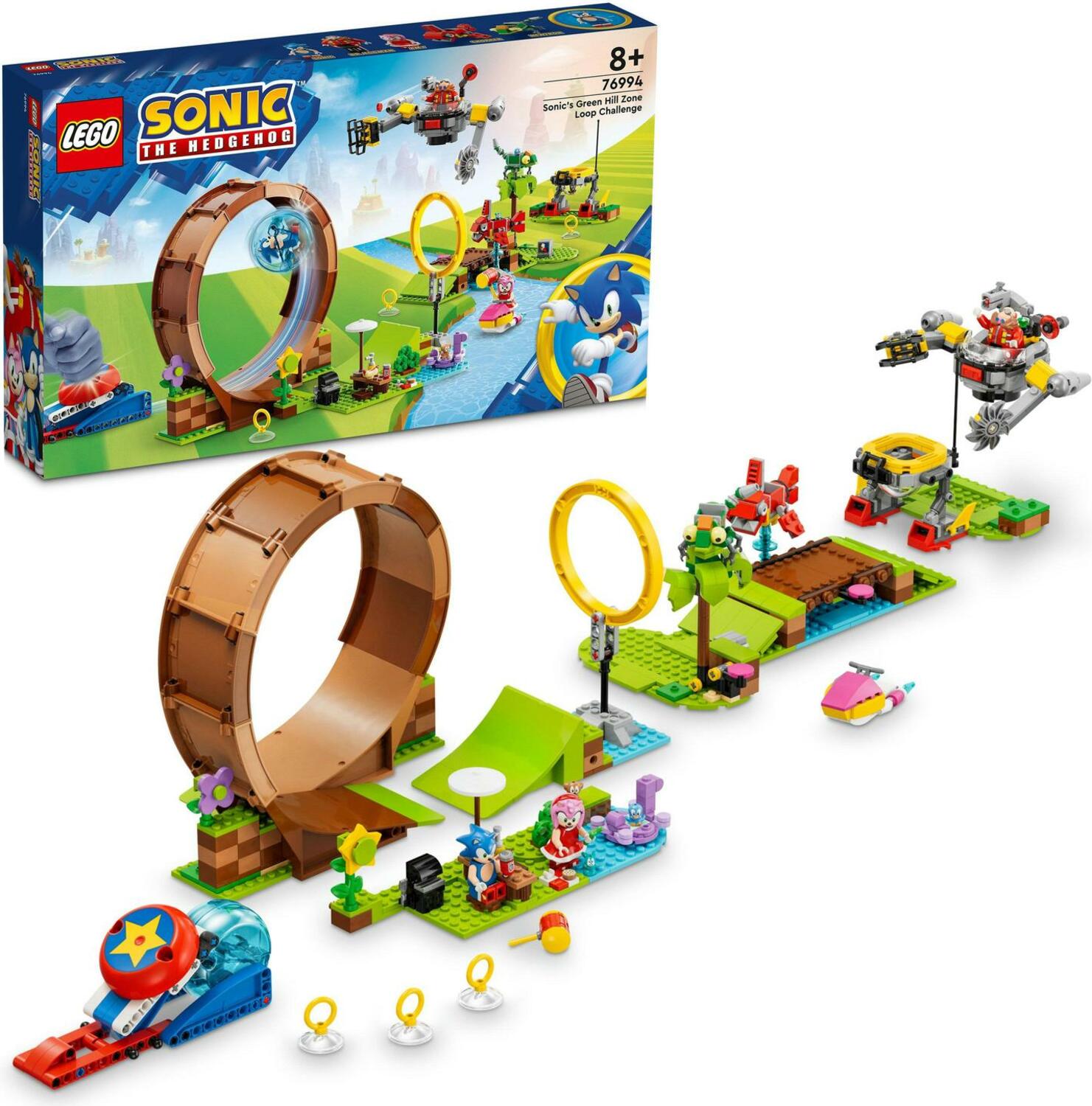 LEGO® Sonic 76994 Sonicova smyčková výzva v Green Hill Zone