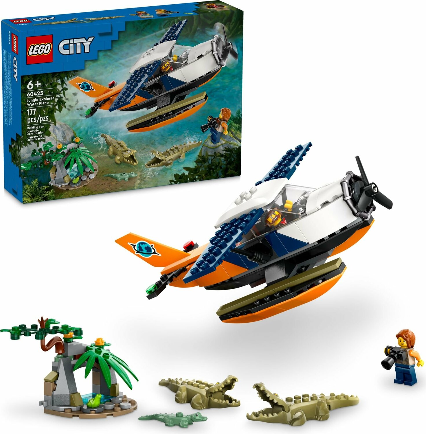 LEGO® City 60425 Vodní letadlo pro průzkum džungle