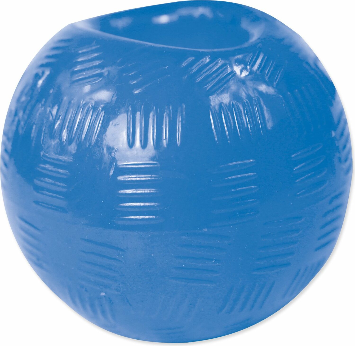 Hračka Dog Fantasy míč guma modrá 8,2cm