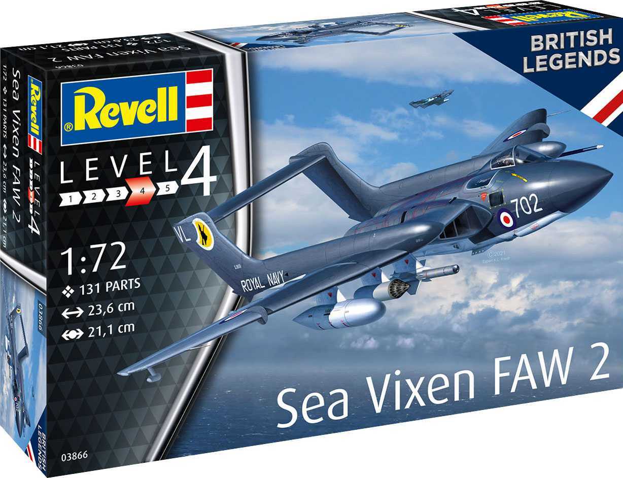 Plastic modelky letadlo 03866 - Sea Vixen FAW 2 "70th Anniversary" (1:72)