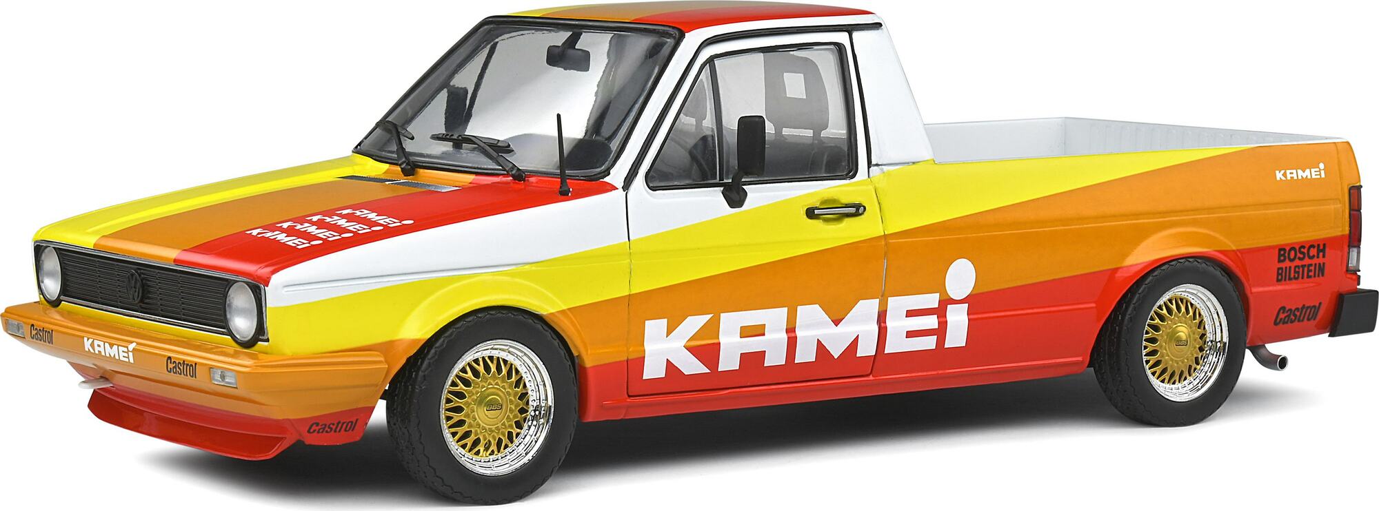1:18 Volkswagen Caddy Mk.1 Kamei tribute "Street Fighter" Red 1982 - SOLIDO - S1803506