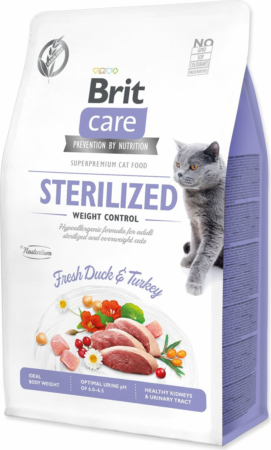Krmivo Brit Care Cat Grain-Free Sterilized Weight Control 0,4kg