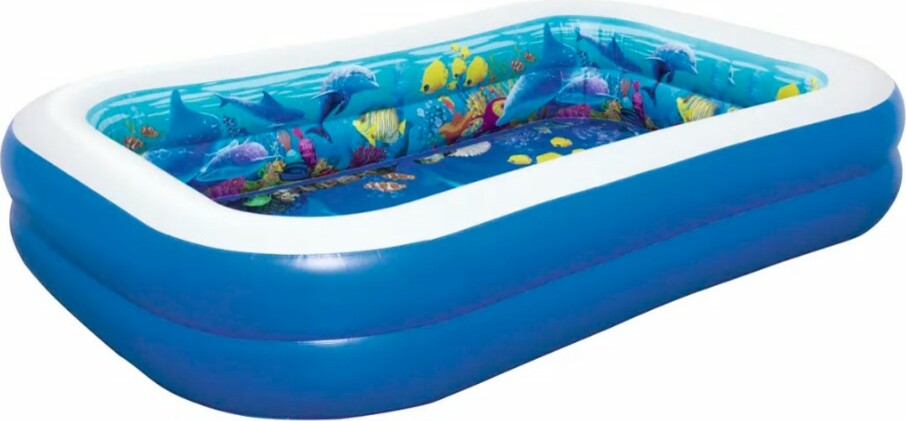 Nafukovací bazén 3D, 2,62m x 1,75m x 51cm